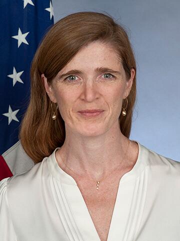 Samantha Power, U.S. Permanent Representative to the United Nations, New York, NY