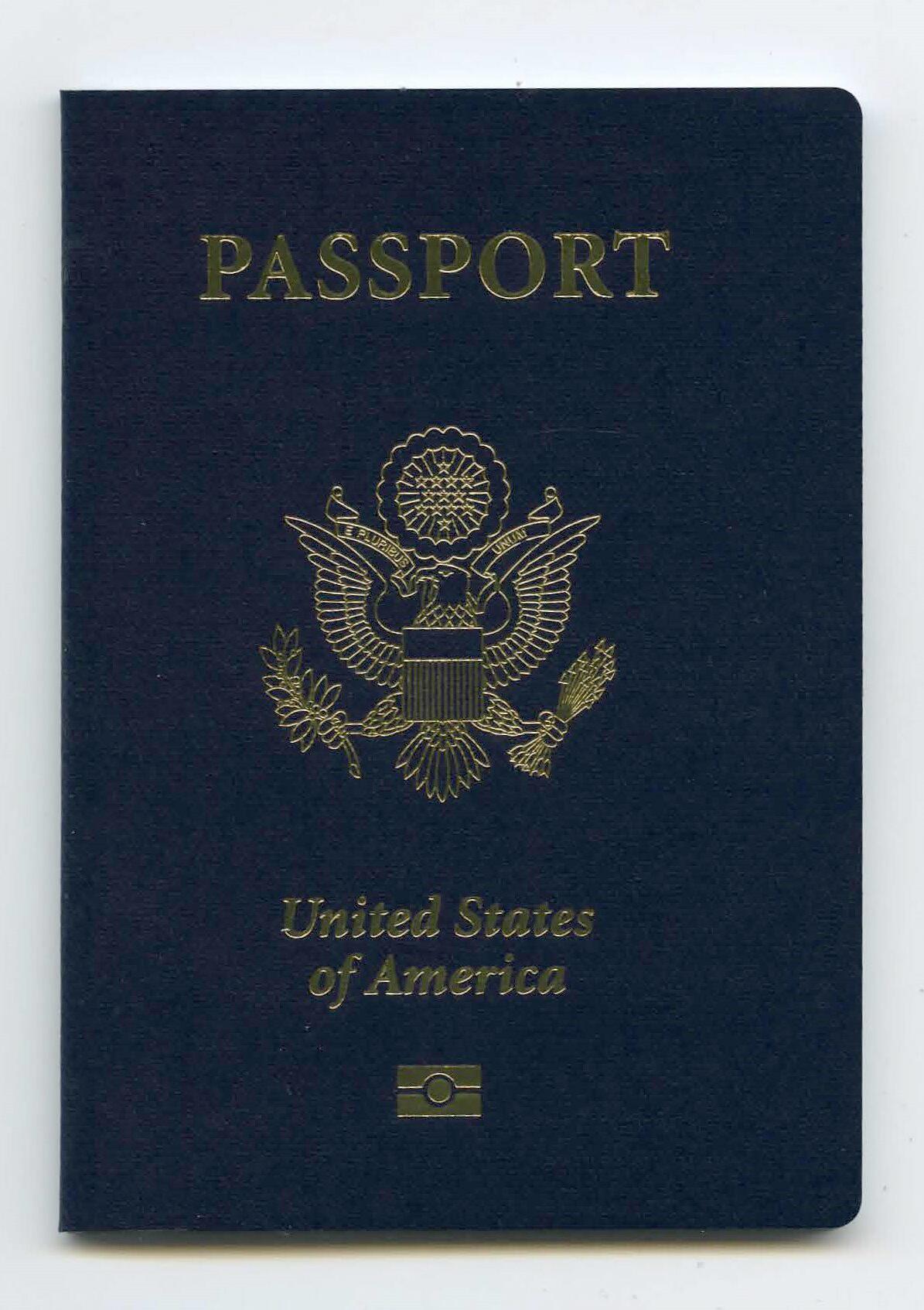 Sample US e-Passport Cover